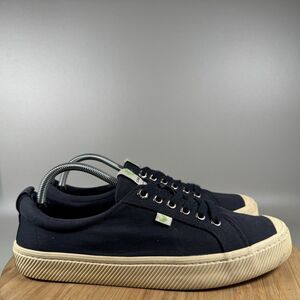 Cariuma OCA Low‎ Blue Canvas Sneakers Mens 10.5 Skater Shoes